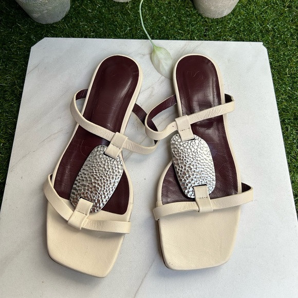 Staud Margot Slide Sandal In Cream size 36 new - Picture 2 of 7